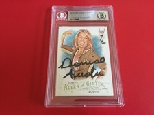 Denise Austin 2016 Topps Allen & Ginter Signed Auto Beckett BAS Slabbed