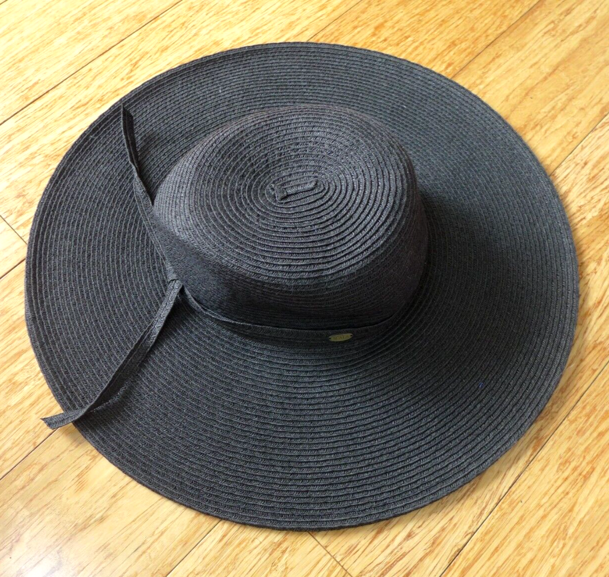 Scala Handmade since 1921 Brownish Gray Dark Taupe Wide Brim  display picture 2