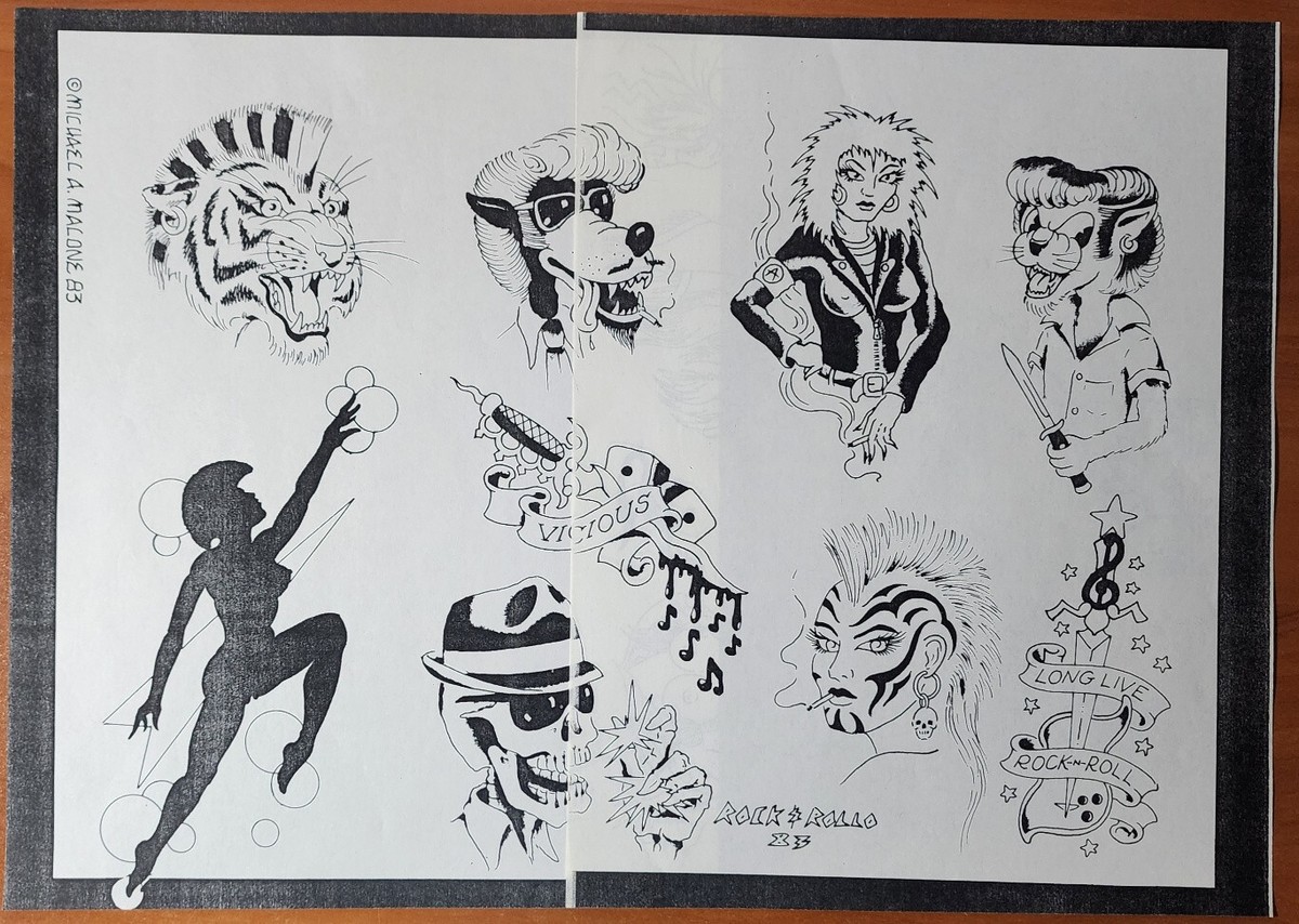 K*o様 スポルディング&ロジャース　TATTOO FLASH Spaulding Rogers Tattoo Flash - Etsy