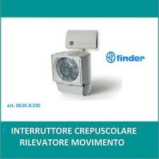 Finder Rilevatore di Presenza da interno ad Infrarossi 18018230 montaggio parete