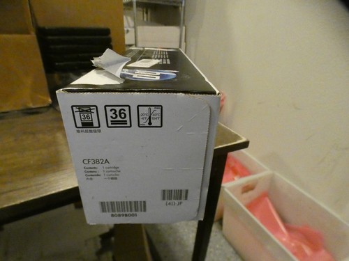 New OEM Genuine HP 312A (CF382A) Yellow LaserJet Toner Cartridge MFP M476 - Picture 4 of 8