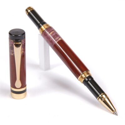 Classic Rollerball Pen - Cocobolo with Purple Box Elder
