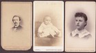 Bisbee Family (3) CDV Photos Bertha S., Eva, M.G. - Northampton MA, Pennsyl.