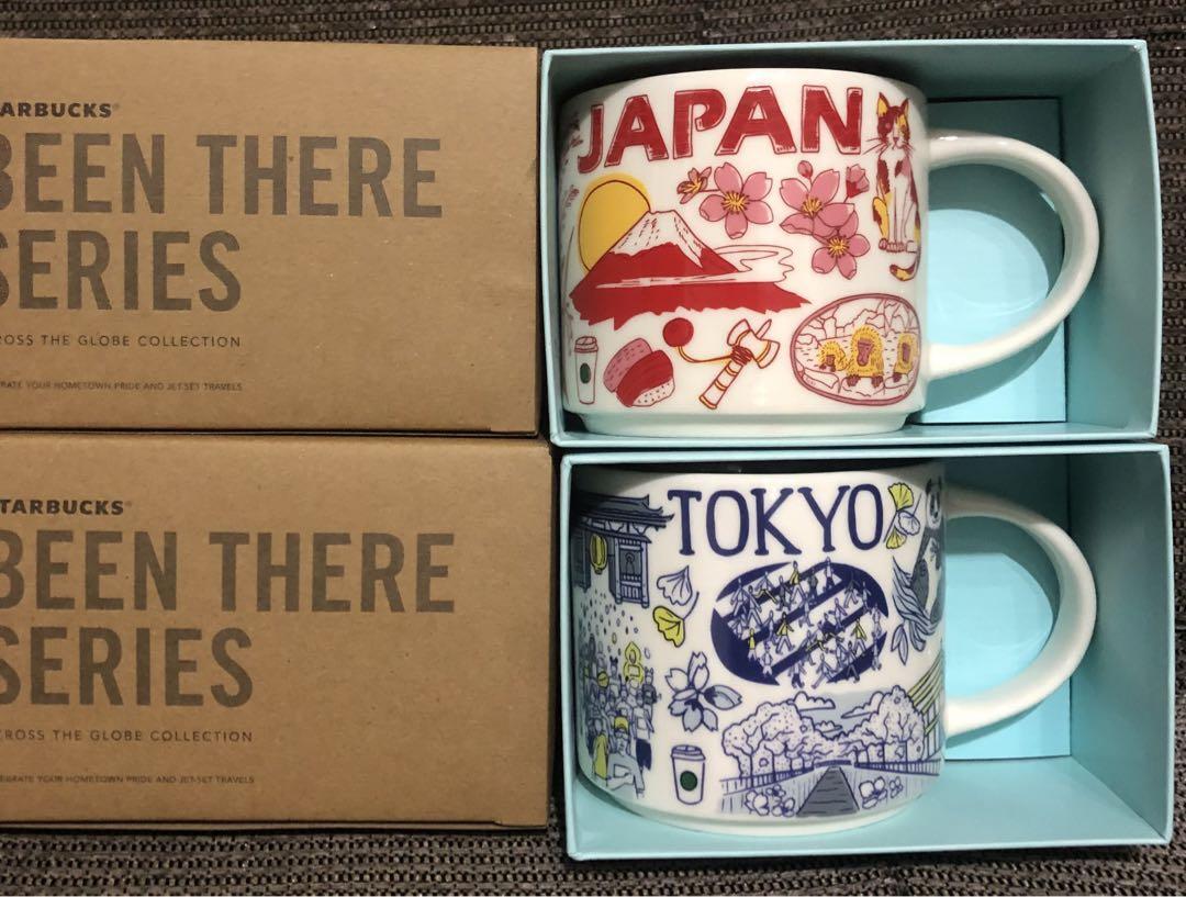 Tokyo Japan Set of 2 Starbucks coffee Cup Mug 14oz Been