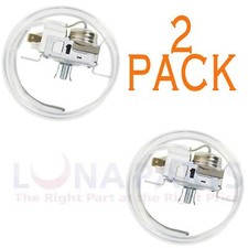 2 Pack 2198202 Refrigerator Temperature Control WP2198202 for Whirlpool Kenmore