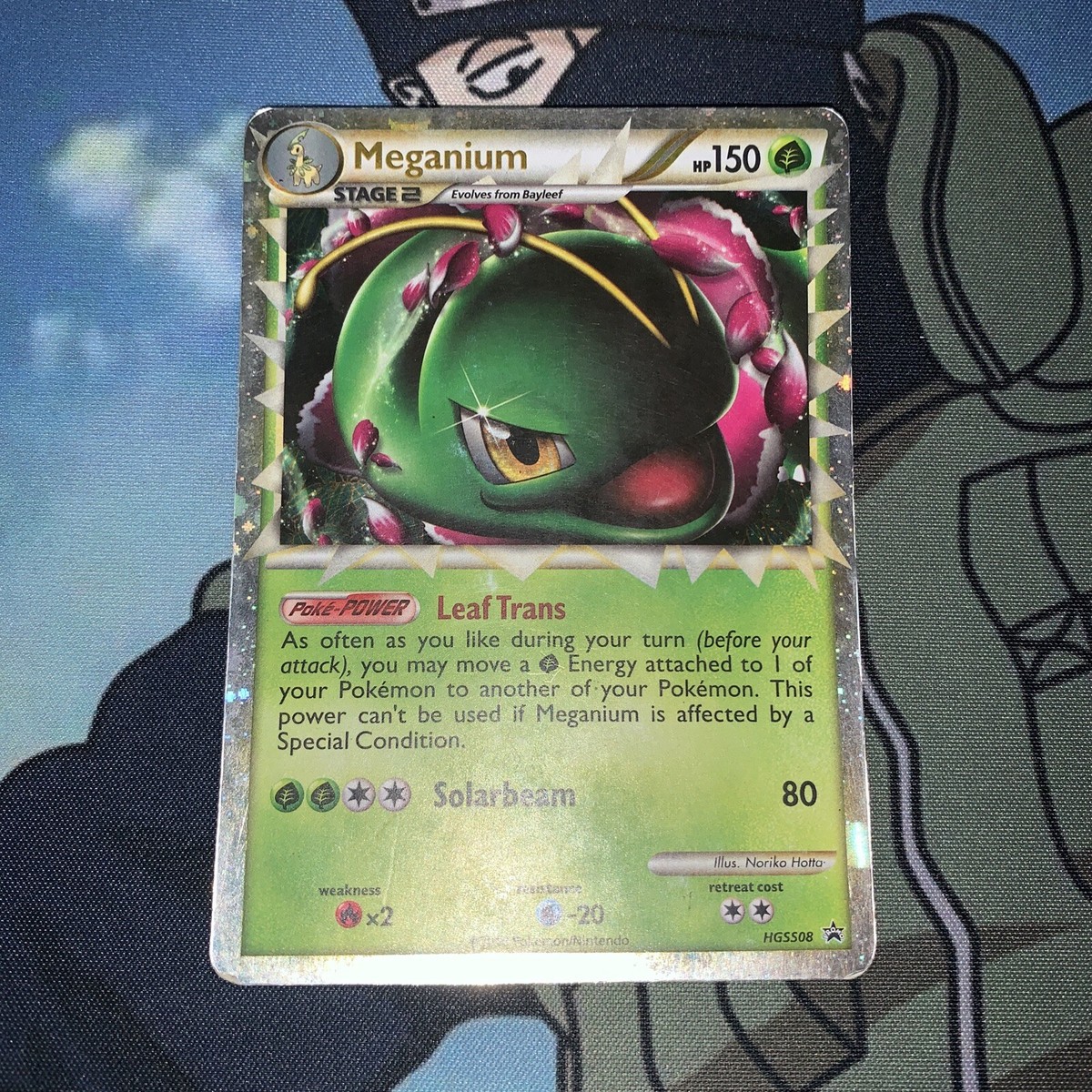 Meganium HGSS08 Promo Rare Holo Pokemon Card MP | eBay