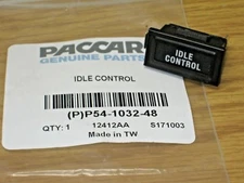 ~NEW PACCAR KENWORTH  "IDLE CONTROL"  DASH INSERT INDICATOR LAMP ID~ P54-1032-48