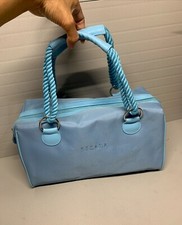 Escada Nylon Bag Purse Rope Handles Light Blu...