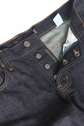 Men's Made in USA Straight Fit Denim Premium Selvedge Jeans Pants -M527SV-B1D7 - Picture 14 of 40