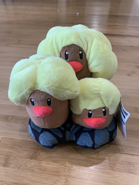 alolan dugtrio plush