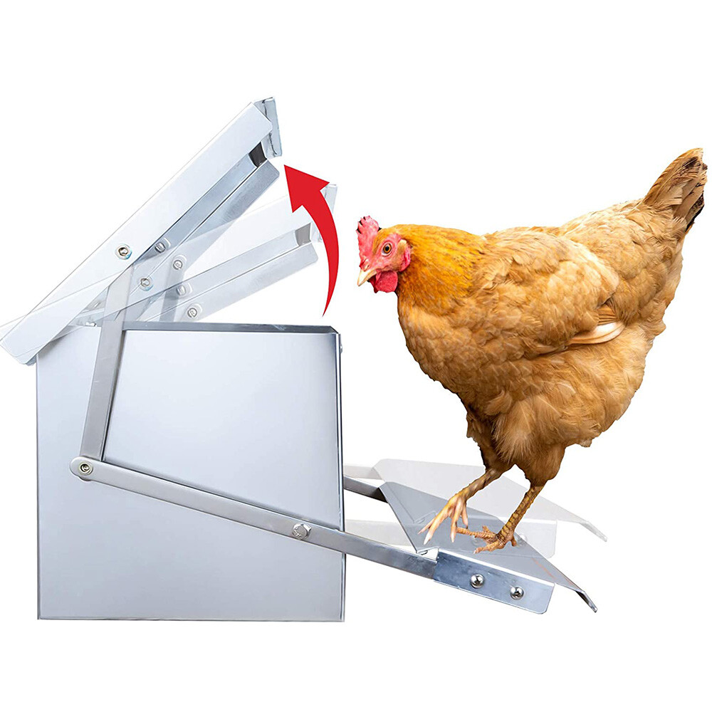5KG Automatic Treadle Chicken Feeder Poultry Self Opening Ratproof