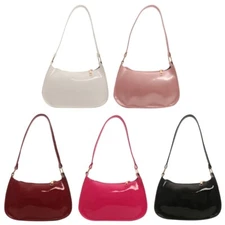 Retro Armpit Shoulder Bag for Women PU Leather Underarm Purse for Daily Use