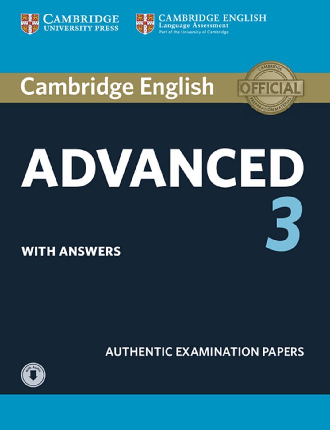 Thumbnail - Cambridge English Advanced 3. Student's Book With Answers And