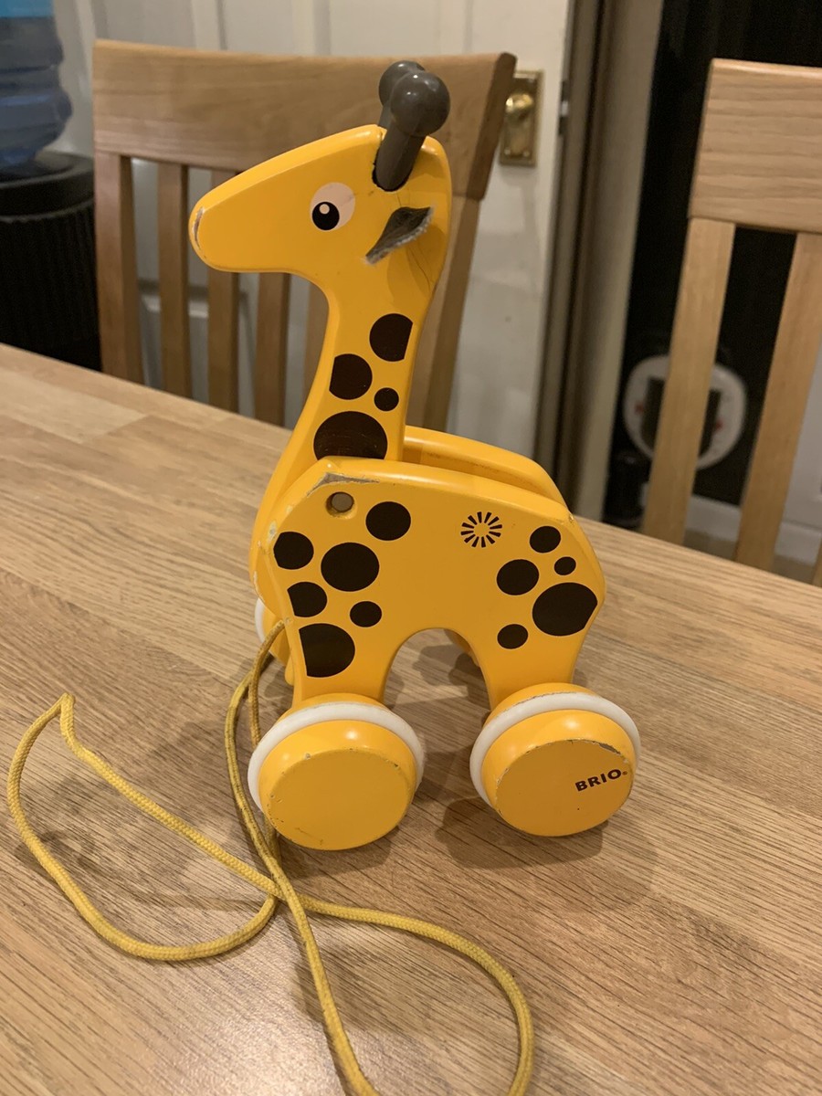 Brio Pull- Along Wooden Giraffe UK