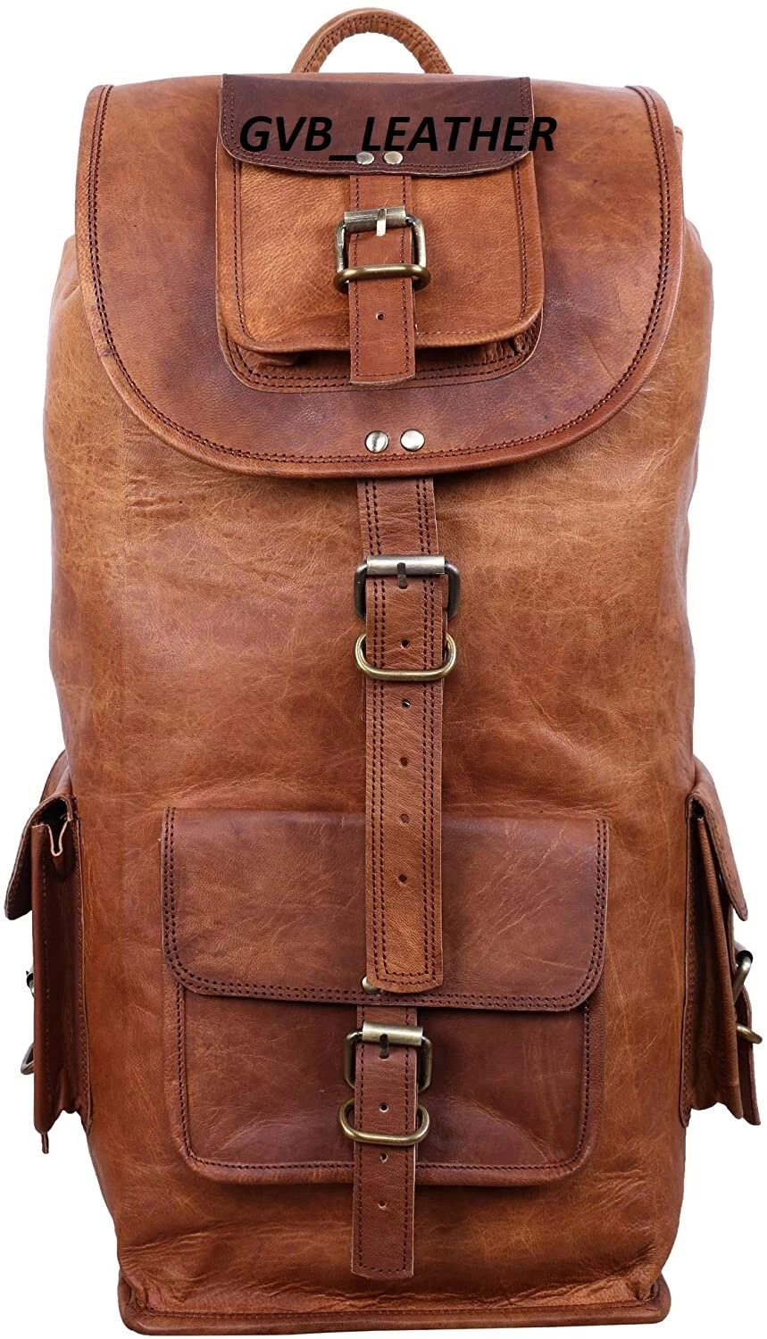 Men's Real Leather Backpack Laptop Travel Hiking Adventure Travel Top Shop Bag
Opens in a new window