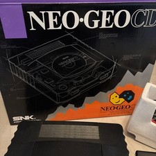 Neo Geo CD System SNK NeoGeo Console w/ [Box Cables 2 Controllers 3 Games] Japan