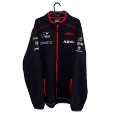 ISC Holden HSV Car Racing Men?s Black Red Zip Jacket Size XXL