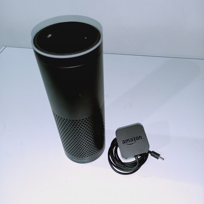 Amazon Echo 1st Generation Smart Speaker with Alexa - Black - Tested Works