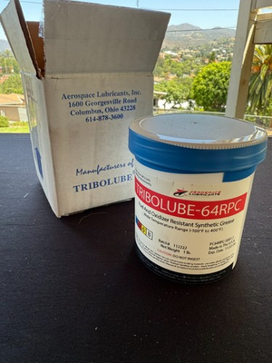 #ad #ad TRIBOLUBE 64RPC AEROSPACE LUBRICANT Fluorinated Polyether Grease 1 lb jar $222.00