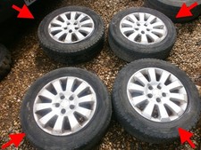 16" CITROEN DISPATCH PEUGEOT EXPERT FIAT SCUDO ALLOY WHEELS WHEEL GENUINE OEM