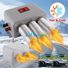 600W 800W Electric Car Heater 3 Hole 12V Heating Fan Defogger Defroster Demister