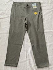 Cat  Jack Pants Boys 18 Husky Gray Tapered Pull On New