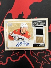 Upper Deck 2024-25 Splendor Autograph Patch Mason McTavish Ducks 35/36
