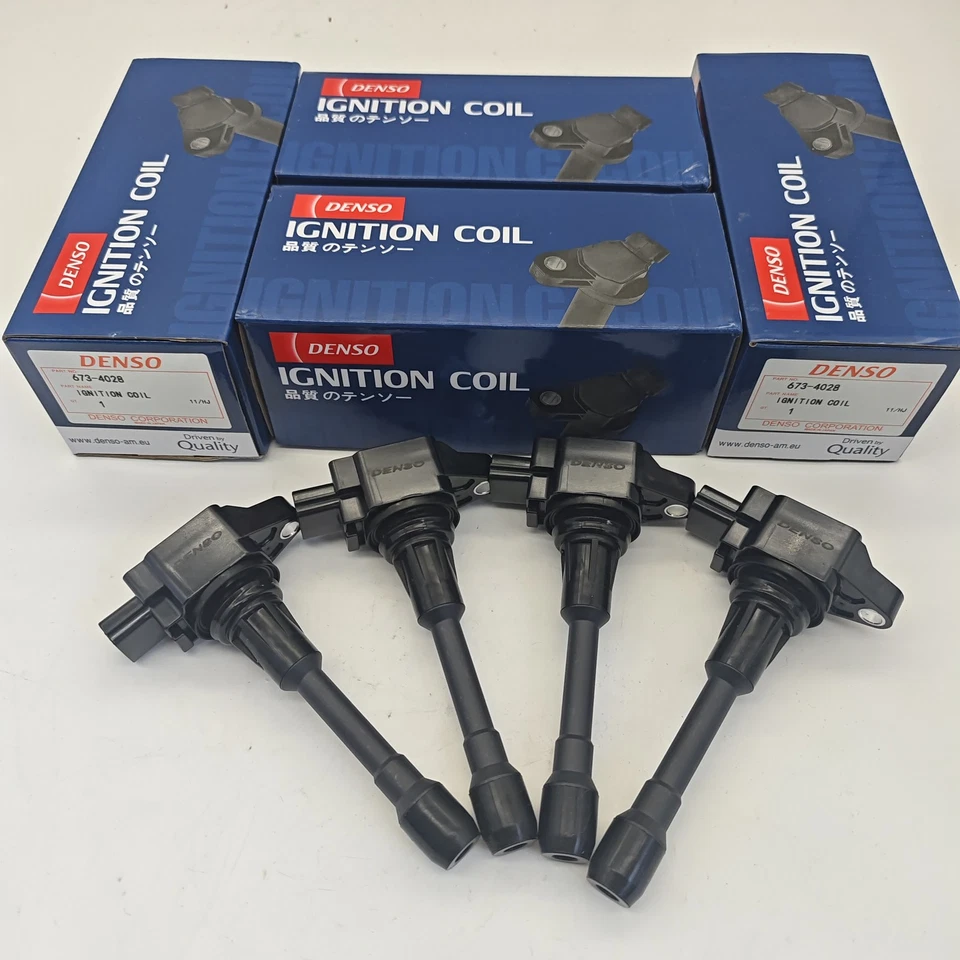 4Pcs DENSO Direct Ignition Coils-Coils 673-4028 For 2007-2020 Nissan INFINITI Foto 2 de 4
