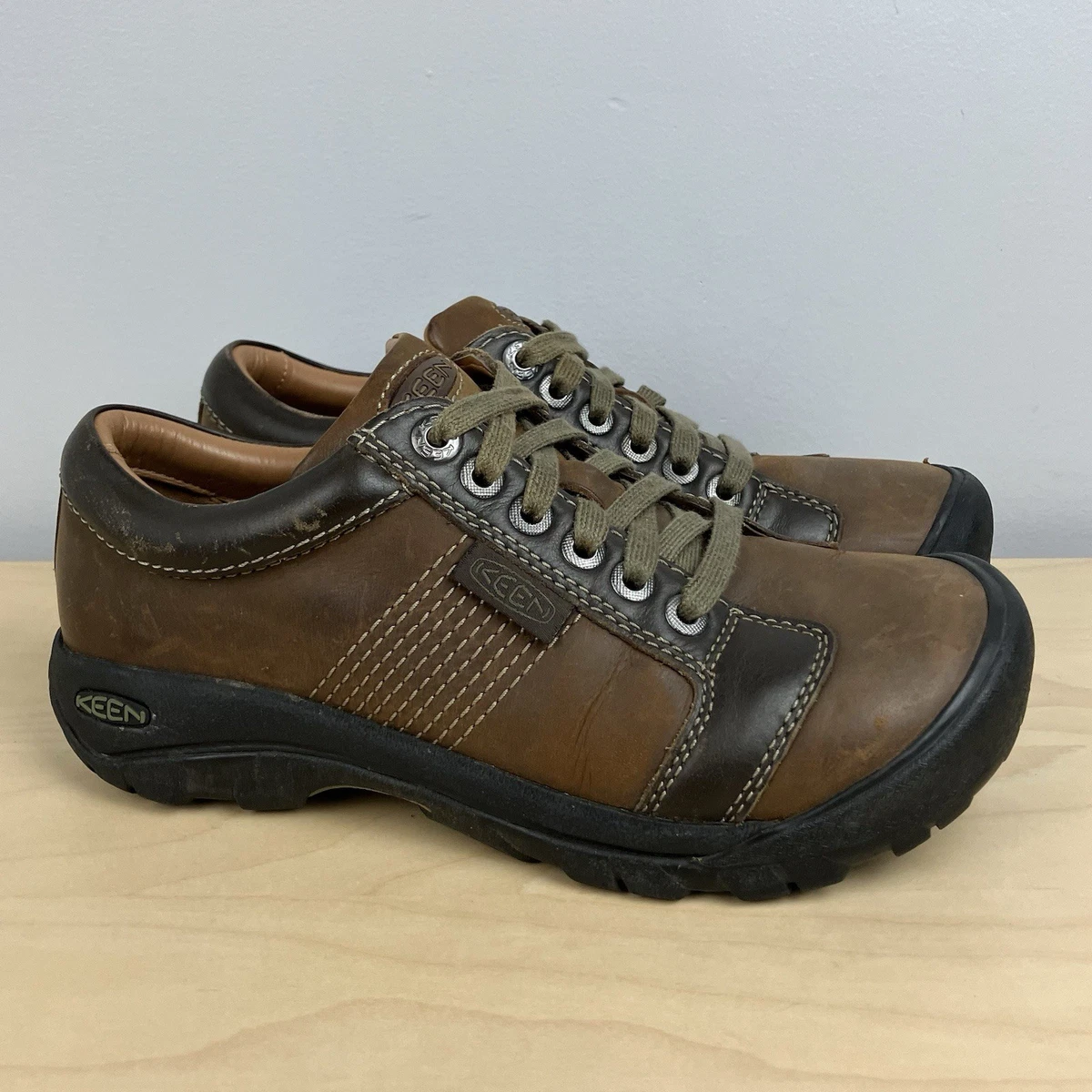 Keen Presidio Austin Oxford Shoes Men 10.5 Brown Leather Casual Hiking Sneakers Amazon.com | KEEN Men main image 2