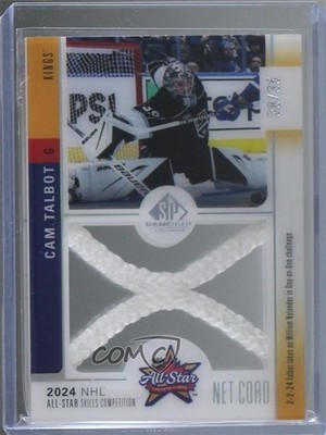 2024 SP Game Used All-Star Skills Net Cord Relics 30/35 Cam Talbot #ASN-CT 1py0