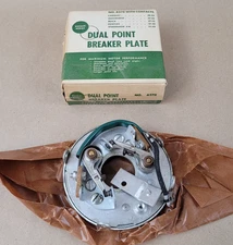 NOS ROEMER A270 DUAL POINT BREAKER PLATE 1937-52 STUDEBAKER CADI BUICK PONTIAC