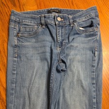 White House Black Market Crop Leg Blue Denim Jeans Blanc 4 51