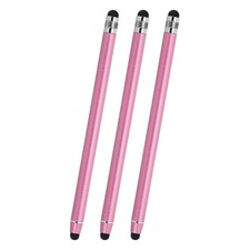 3 Pcs Stylus Pens for Touch Screens, 2 in 1 Universal Capacitive Stylus, Pink