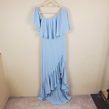 Show Me Your Mumu Tango Ruffle Maxi Dress Women's Size S