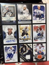 NHL Auto Card Lot -(18 cards) 16 Autographed Cards - 2 Jersey Worn Patches