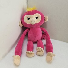 Large Bella Pink Fingerlings Hugs Plush Interactive Monkey 2018 17"