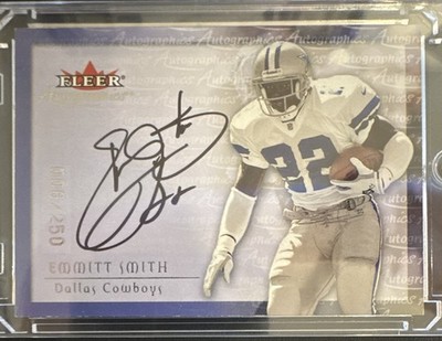 🔥Fleer 2000 Fresh Ink Emmitt Smith Dallas Cowboys Auto #/250 ONLY!🔥