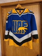 Alaska Fairbanks Nanooks Sz M Hockey Jersey K1 Sportswear. USA Made. Rare. 