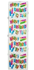 HAMBLY STUDIOS STICKERS  PRISMATIC SHEET * HAPPY BIRTHDAY TO YOU * RETIRED RARE.