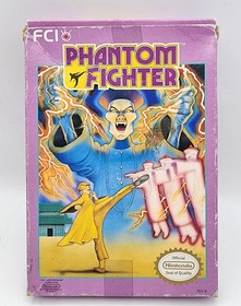 Phantom Fighter (Nintendo NES) Game & Box Only - Boxed - No Manual *Heavy Wear*