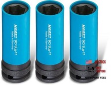 Hazet Socket 903slg-173 12 Inch Square Drive 17mm Wrench 17mm Set Of 3 Hazet Socket 903slg-173 12 Inch Square Drive 17mm Wrench 17mm Set Of 3