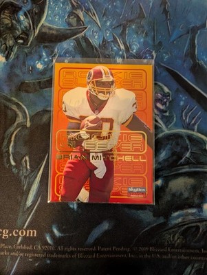1996 Skybox Impact Rookies Brian Mitchell #132 Rookie Sleeper - Washington