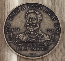 1993 Commemorative Medal 100 Years of Hungarian Papai Jokai School Anniversary ????