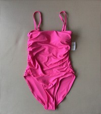 Old Navy One Piece Swimsuit Bikini.SZ Medium NWT Bright Pink Beach Resort Summer