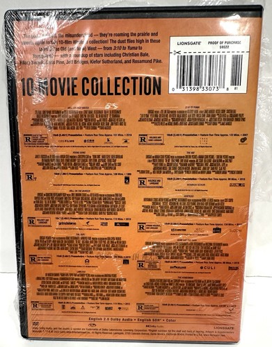 SHOOTOUTS & SHOWDOWNS 10-Movie Western Collection DVD, New *Ships Free* - Bild 2 von 4