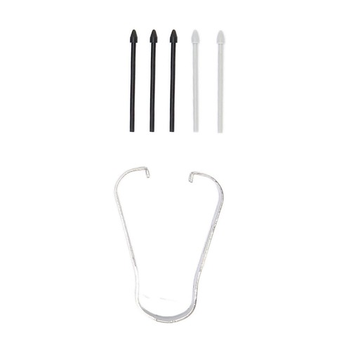 Stylet écran tactile crayon ABS avec 5 recharges pour le travail - Photo 7 sur 12