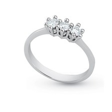 Anello Donna LIU JO LUXURY LJ2574M18 Acciaio Inossidabile Trilogy Misura 18