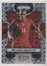 2018 Panini Prizm World Cup Lazer Prizm William Carvalho #161 0e3