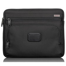 TUMI Alpha Ballistic Business 13" Laptop Surface Mac iPad Tablet Sleeve Black