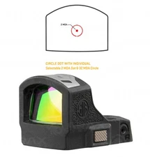 Sig Sauer ROMEO-RS COMPACT Red Circle Dot Reflex Optic Sight Motac SOR02100